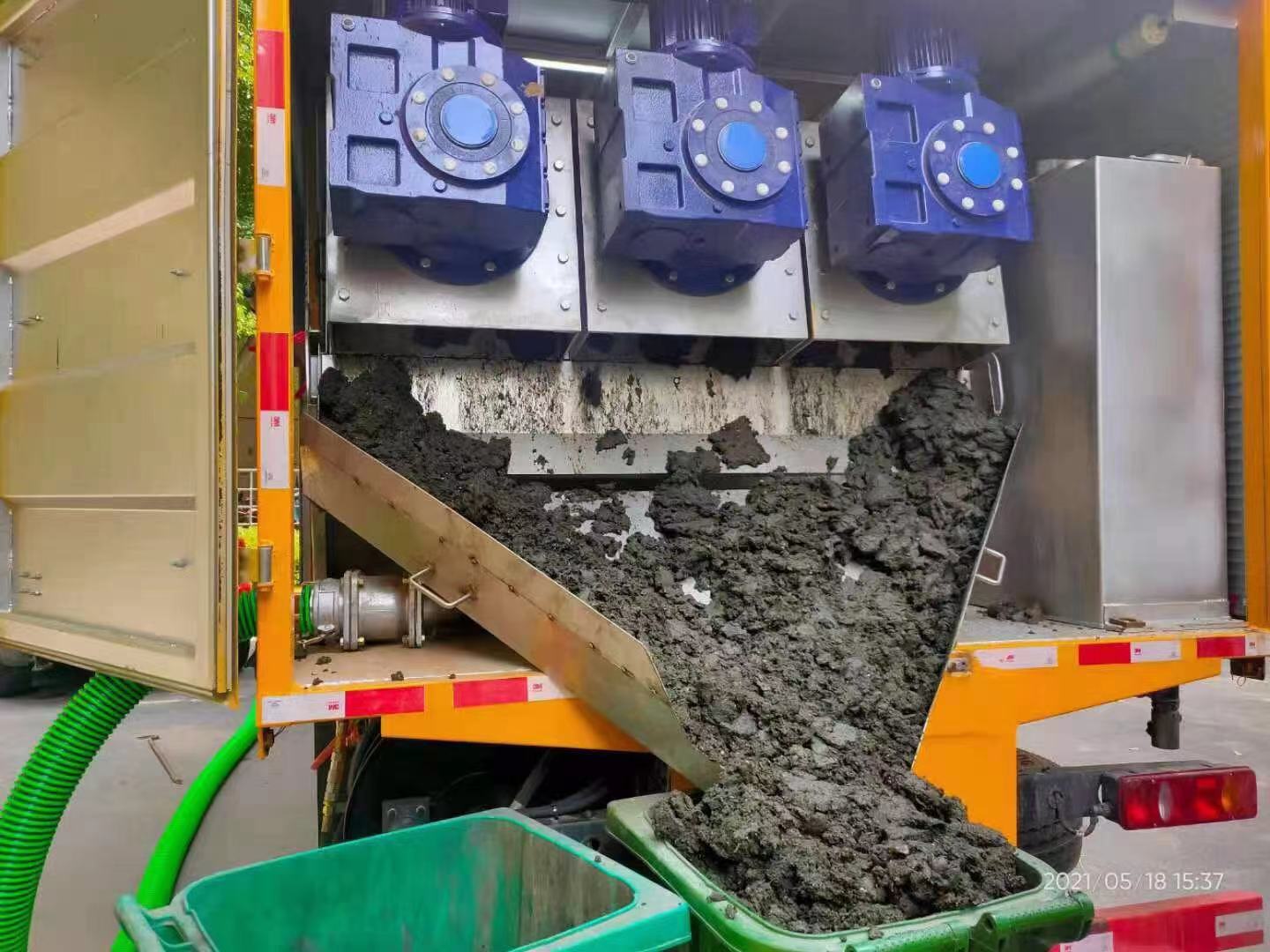 南开乡化粪池清掏城市维护站-泥浆净化干湿分离处理